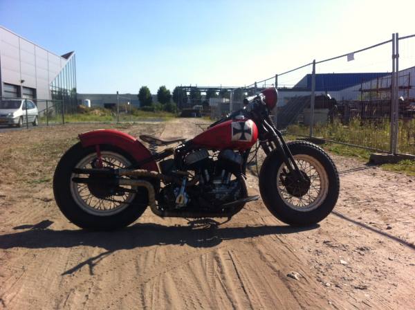 Harley Davidson Flathead WLA 750cc Bobber, modello Flathead WL, marca ...